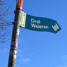 Drei Weieren branding and wayfinding