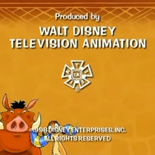 <cite>The Lion King’s Timon &amp; Pumbaa</cite> (season 3) end credits