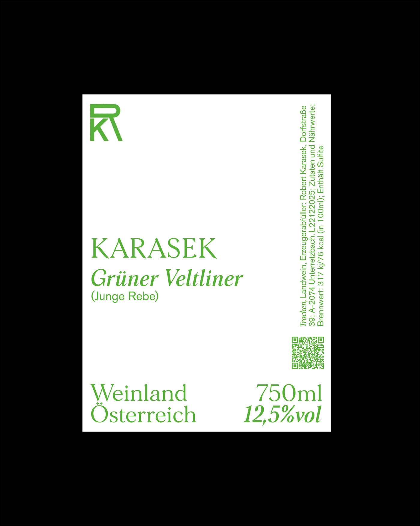 Karasek wine labels