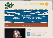 The Natural History Museum website