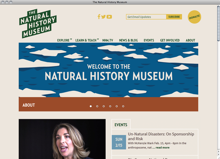 The Natural History Museum website 1