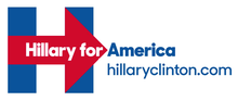 Hillary for America website and logo