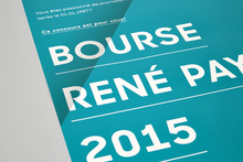 Bourse René Payot 2015