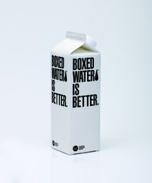 Boxed Water Is Better packaging