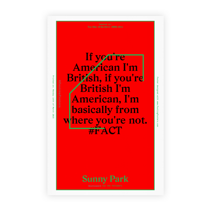 Posting Posters Fonts In Use