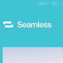 Seamless Data logo and website