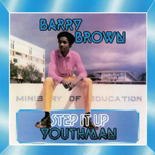 Barry Brown – <cite>Step It Up Youthman</cite> album art