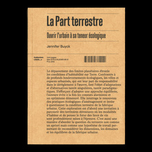<cite>La Part terrestre</cite> by Jennifer Buyck