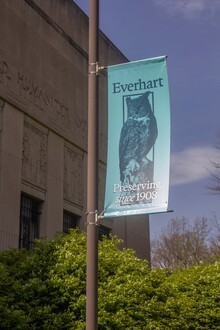 Everhart Museum exterior banners