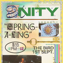 Unity #3 at The Bird poster