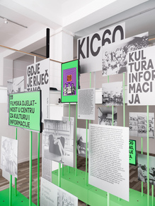 <cite>KIC 60 / From Information to Culture: 60 Years of KIC</cite> exhibition