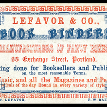 Lefavor &amp; Company business card