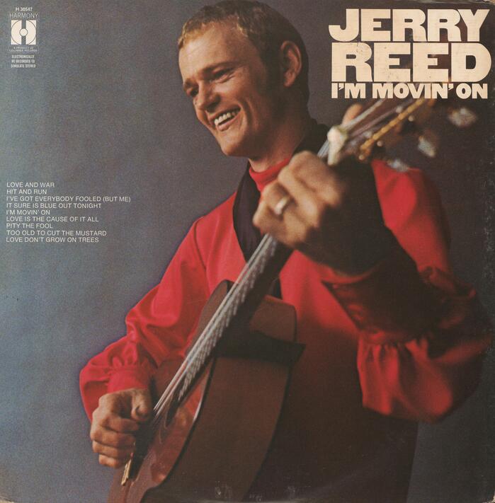 Jerry Reed – I’m Movin’ On album art