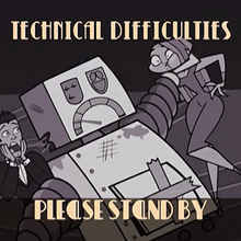 <cite>Total Drama Action</cite> – “Technical Difficulties” card