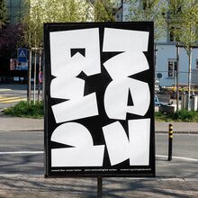 <cite>Neubad über Wasser halten</cite> poster