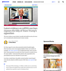 MS NOW website
