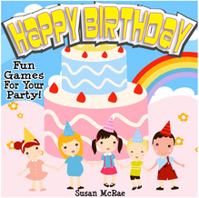 Susan McRae – <cite>Happy Birthday – Fun Games for your Party!</cite> album art
