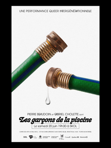 <cite>Les garçons de la piscine </cite>poster
