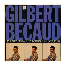 Gilbert Bécaud – <cite>Le petit oiseau de toutes les couleurs</cite> album art