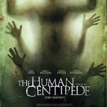 <cite>The Human Centipede: First Sequence</cite> movie poster
