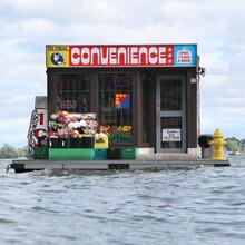 <cite>Global Convenience</cite> art installation