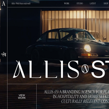 Allis Studio identity and website