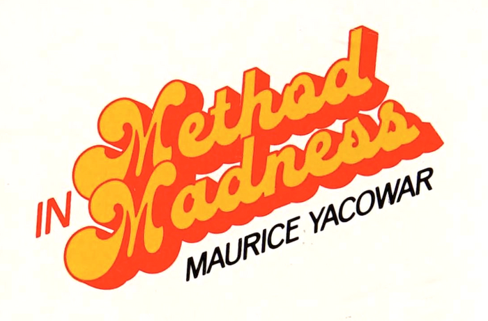 Device from the front flap. Note the two forms for s in “Madness”.