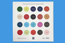 Future Islands – <cite>From a Hole in the Floor to a Fountain of Youth</cite> album art and T-shirt