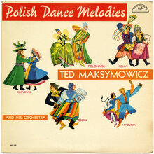 Ted Maksymowicz and His Orchestra – <cite>Polish Dance Melodies</cite> album art