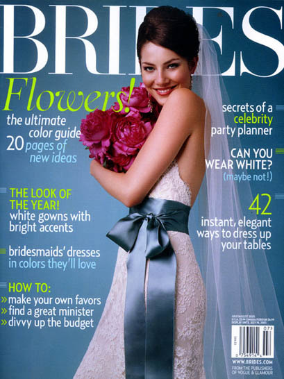 Brides Magazine, Covers (2004 Redesign) - Fonts In Use