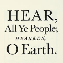 Pentagram Papers 44: <cite>Hear, All Ye People; Hearken, O</cite><span class="nbsp">&nbsp;</span><cite>Earth!</cite>