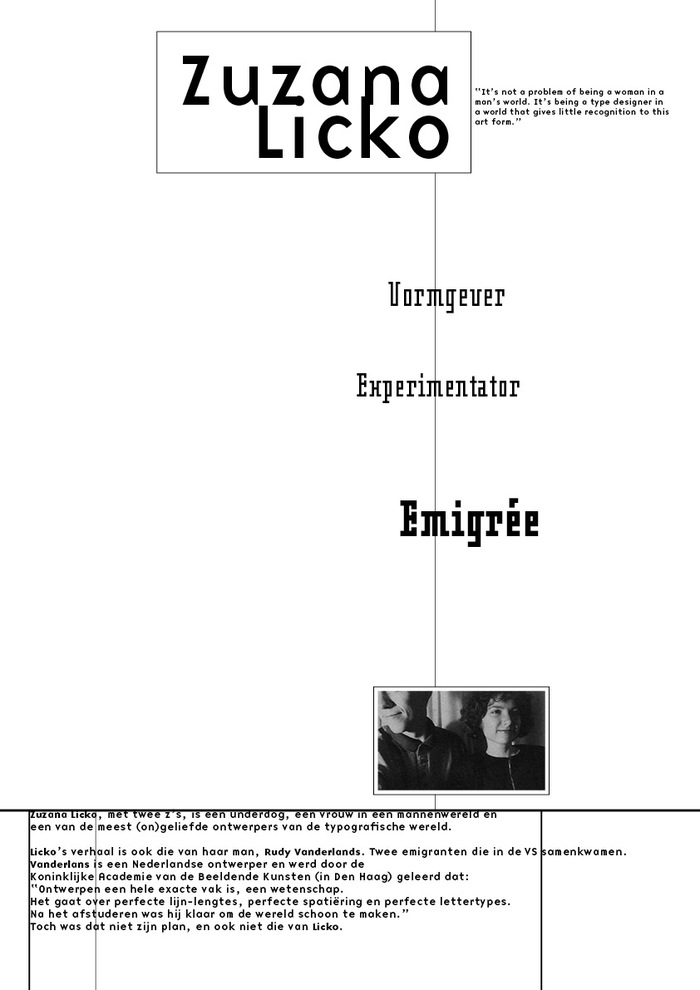 Zuzana Licko pamphlet 3