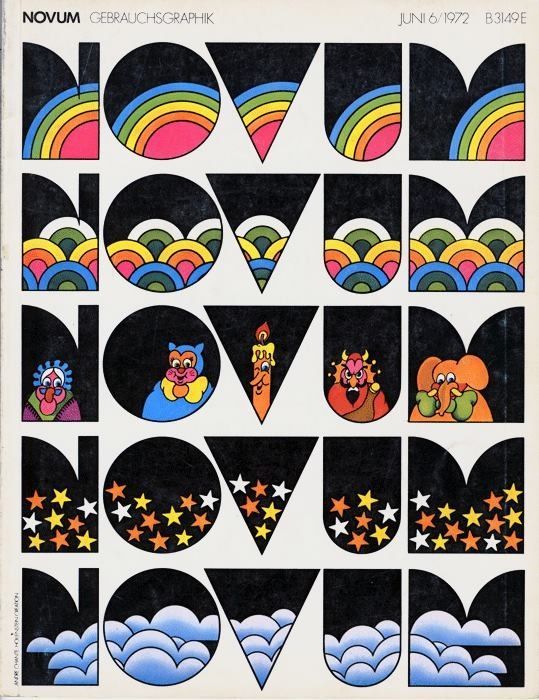 Novum Gebrauchsgraphik, Issue 6/1972