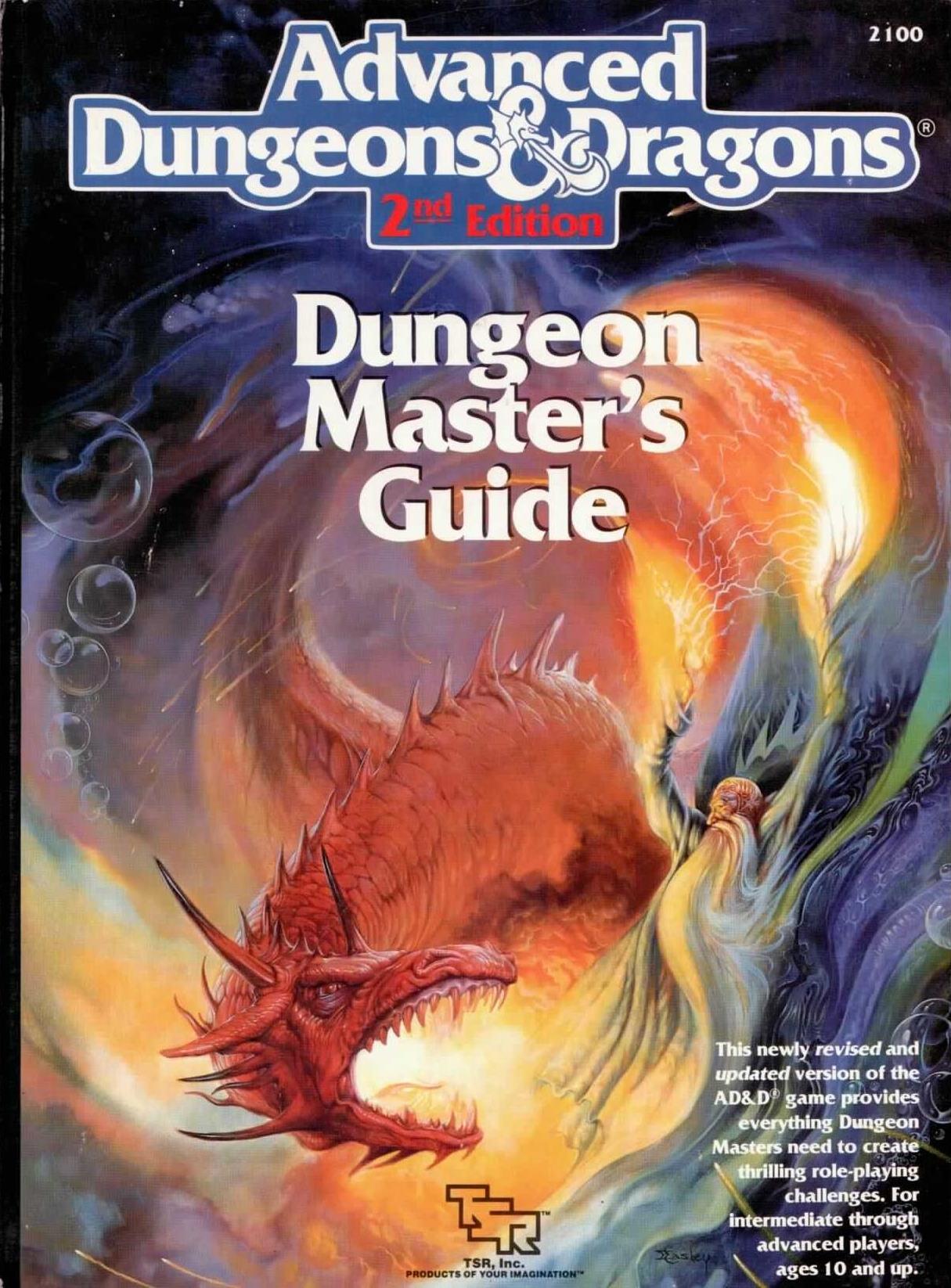 Advanced Dungeons & Dragons, 2nd Edition logo and handbooks - Fonts In Use