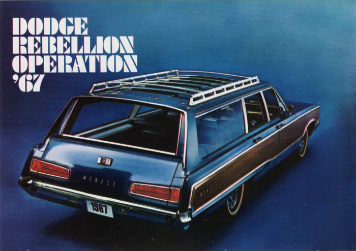 1967 Dodge Rebellion postcards 3