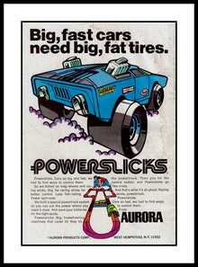 Aurora Powerslicks ads