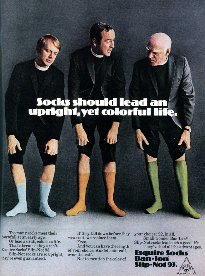 Esquire Socks Slip-Not 93 ad