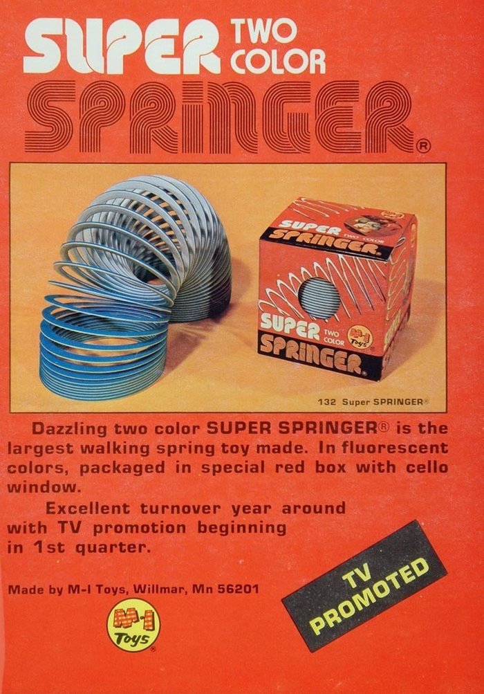 Two Color Super Springer ad