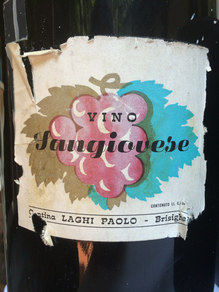 Vino Sangiovese wine label