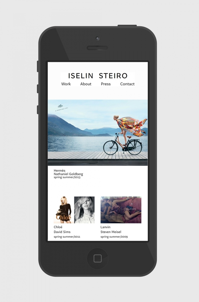 Iselin Steiro website 5