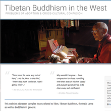 Tibetan Buddhism in the West