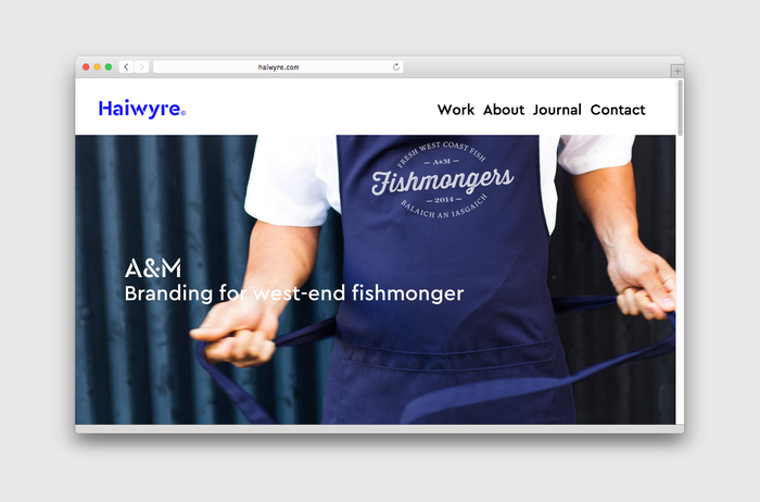 Haiwyre studio website 10