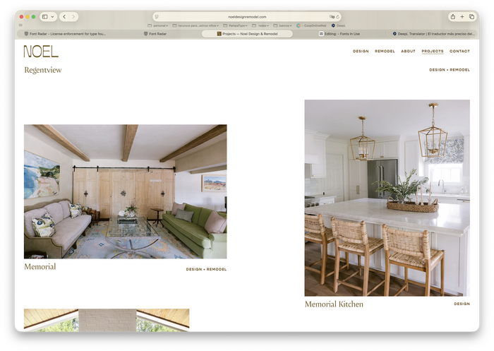 Noel Design &amp; Remodel website 4