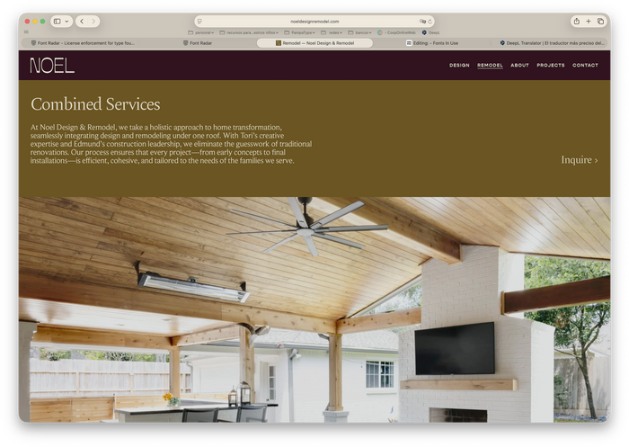 Noel Design &amp; Remodel website 7