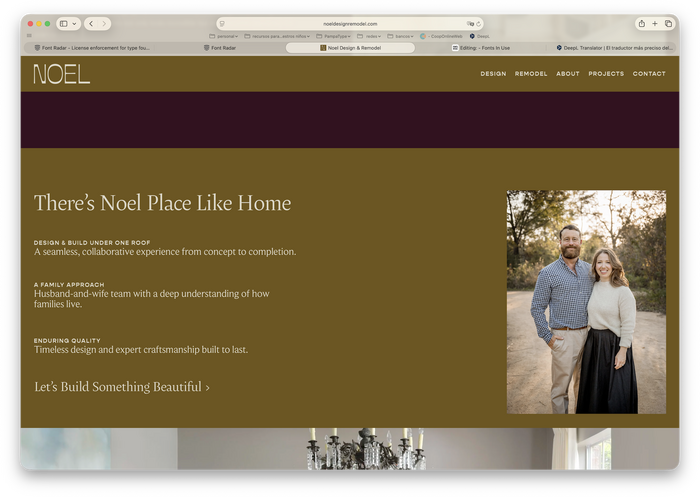 Noel Design &amp; Remodel website 11