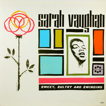 Sarah Vaughan – <cite>Sweet, Sultry and Swinging </cite>album art