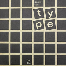 <cite>Design with Type</cite> by Carl Dair, University of Toronto Press