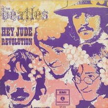 The Beatles – “Hey Jude” / “Revolution” Dutch single cover