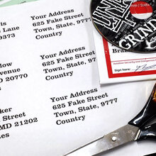 Postage labels