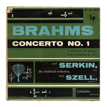 Cleveland Orchestra, Rudlof Serkin – Brahms: <cite>Concerto No.<span class="nbsp">&nbsp;</span>1</cite> album art